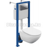 Комплект 5 в 1 Cersanit 64578 с сиденьем микролифт