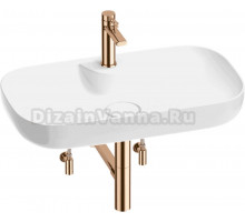 Комплект 5 в 1 Wellsee Croquis 2.0 201004129 глянцевый белый, розовое золото