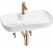 Комплект 5 в 1 Wellsee Croquis 2.0 201004134 глянцевый белый, розовое золото