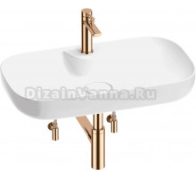 Комплект 5 в 1 Wellsee Croquis 2.0 201004139 глянцевый белый, розовое золото