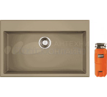 Комплект Мойка Omoikiri Tedori 79, шампань + Измельчитель Nagare slim 1250