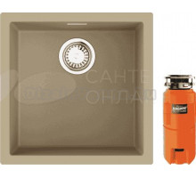 Комплект Мойка Omoikiri Yamakawa 45T-U/I-CH, шампань + Измельчитель Nagare slim 1250