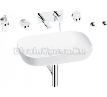 Комплект 8 в 1 Wellsee Croquis 201005681 глянцевый белый, хром, С ВНУТРЕННЕЙ ЧАСТЬЮ