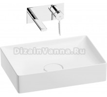 Комплект 2 в 1 Wellsee Pure BY Wellsee 201000731 глянцевый белый, хром, С ВНУТРЕННЕЙ ЧАСТЬЮ