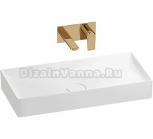 Комплект 2 в 1 Wellsee Pure BY Wellsee 201000748 глянцевый белый, золото, С ВНУТРЕННЕЙ ЧАСТЬЮ