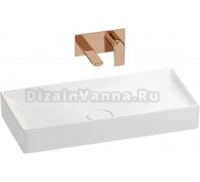 Комплект 2 в 1 Wellsee Pure BY Wellsee 201000749 глянцевый белый, розовое золото, С ВНУТРЕННЕЙ ЧАСТЬЮ