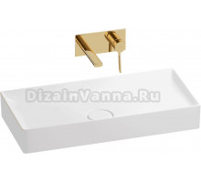 Комплект 2 в 1 Wellsee Pure BY Wellsee 201000753 глянцевый белый, золото, С ВНУТРЕННЕЙ ЧАСТЬЮ