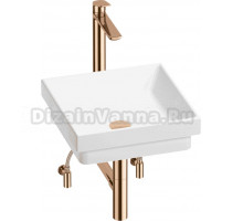 Комплект 5 в 1 Wellsee Doux 201004174 глянцевый белый, розовое золото