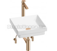 Комплект 5 в 1 Wellsee Doux 201004184 глянцевый белый, розовое золото