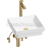 Комплект 5 в 1 Wellsee Doux 201004193 глянцевый белый, золото