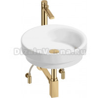 Комплект 5 в 1 Wellsee Doux 201004218 глянцевый белый, золото