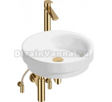 Комплект 5 в 1 Wellsee Doux 201004243 глянцевый белый, золото