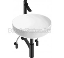 Комплект 5 в 1 Wellsee Chalice Perfection 201004287 глянцевый белый, матовый черный