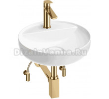 Комплект 5 в 1 Wellsee Chalice Perfection 201004313 глянцевый белый, золото