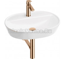 Комплект 4 в 1 Wellsee Calin 201001849 глянцевый белый, розовое золото