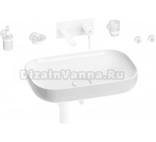 Комплект 8 в 1 Wellsee Croquis 201005725 глянцевый белый, матовый белый, С ВНУТРЕННЕЙ ЧАСТЬЮ