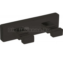 Крючок Inda Lea A1820BNE матовый черный, на шурупах