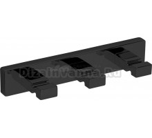 Крючок Inda Lea A1820CNE матовый черный, на шурупах