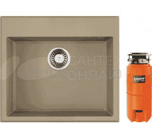 Комплект Мойка Omoikiri Tedori 57, шампань + Измельчитель Nagare slim 900