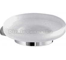 Мыльница Inda Mito A2010NCR+R46110 настенная, стеклянная, хром