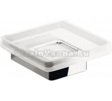 Мыльница Inda Indissima A88110CR21 настенная, стеклянная, хром