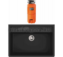 Комплект Мойка Omoikiri Kinokawa 90-GB, графит + Измельчитель Nagare slim 900