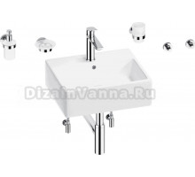 Комплект 9 в 1 Wellsee Graceful Pro 201006681 глянцевый белый, хром