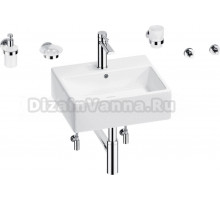 Комплект 9 в 1 Wellsee Graceful Pro 201006686 глянцевый белый, хром