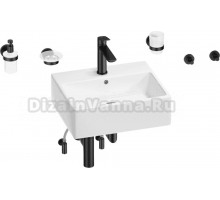 Комплект 9 в 1 Wellsee Graceful Pro 201006692 глянцевый белый, матовый черный