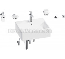 Комплект 9 в 1 Wellsee Graceful Pro 201006696 глянцевый белый, хром