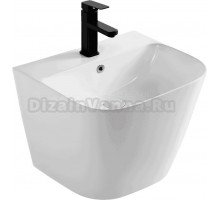 Раковина подвесная SantiLine SL-4023 51 глянцевая белая, прямоугольная, фаянс