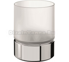 Стакан для зубных щеток Inda Mito A20010CR21 хром, стеклянный