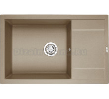 Мойка кухонная KRONA Flugel WRL780-500 1 78х50 см, sand