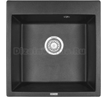 Мойка кухонная KRONA Quadrat W510-520 1 51х50 см, black