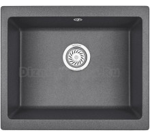 Мойка кухонная KRONA Quadrat W550-460 1 55х46 см, graphite