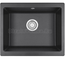 Мойка кухонная KRONA Quadrat W550-460 1 55х46 см, black
