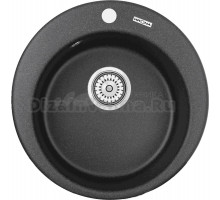 Мойка кухонная KRONA Runde D475 1 47,5 см, black