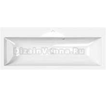 Мебельная раковина Paola Lazio 1000 накладная, глянцевая белая, прямоугольная, литьевой мрамор