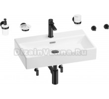 Комплект 9 в 1 Wellsee Graceful Pro 201006707 глянцевый белый, матовый черный