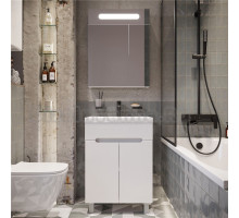 Мебель для ванной комнаты DIWO Коломна 60 напольная, глянцевая белая