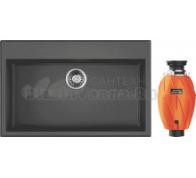 Комплект Мойка Omoikiri Tedori 79, платина + Измельчитель Nagare 1000