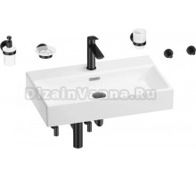 Комплект 9 в 1 Wellsee Graceful Pro 201006742 глянцевый белый, матовый черный