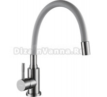 Смеситель для кухни GOLDEN FOX Lomond 11322 сатин/серый
