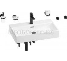 Комплект 9 в 1 Wellsee Graceful Pro 201006747 глянцевый белый, матовый черный