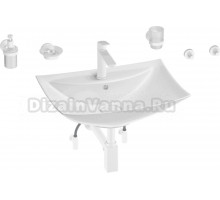 Комплект 9 в 1 Wellsee Cerulean 201006765 глянцевый белый, матовый белый