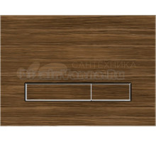 Кнопка смыва для унитаза Lavinia Boho RelFix 3805005T пластик, цвет венге, с антибактериальным покрытием