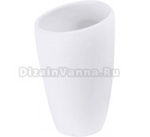 Стакан для зубных щеток АкваЛиния Alien CE1727AA-TB белый, керамический