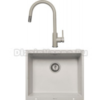 Комплект Мойка Zigmund & Shtain Integra 500, осенняя трава + Смеситель ZS 1700, осенняя трава