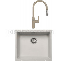 Комплект Мойка Zigmund & Shtain Integra 500, осенняя трава + Смеситель ZS 2500, осенняя трава