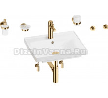 Комплект 9 в 1 Wellsee FreeDom 201006838 глянцевый белый, золото